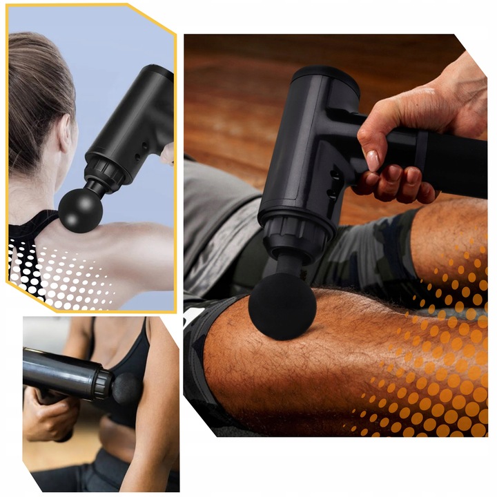 PISTOLET DO MASAŻU MOCNY MASAŻER CIAŁA STÓP MASSAGE GUN PRO Z AKUMULATOREM Rodzaj ciała